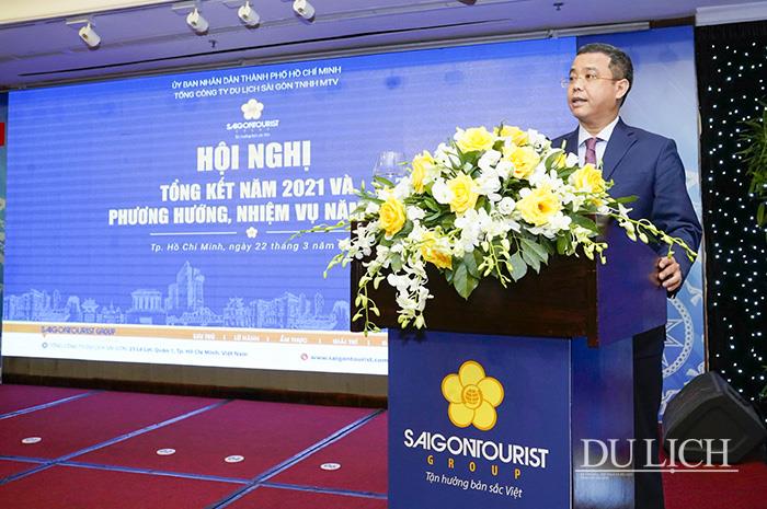 Phó Tổng cục trưởng TCDL Nguyễn Lê Phúc phát biểu tại hội nghị